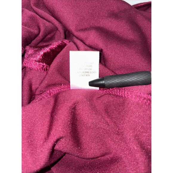 Charlotte Russe Crushed Velvet Bodycon Faux Wrap Choker Neck Gold Zip Mini Med - Picture 13 of 16